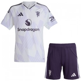 Camiseta de fútbol Manchester United Niño 2ª equipación 2025-26